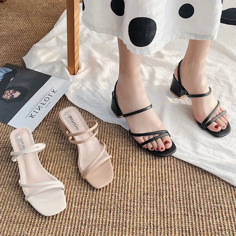 Woman Square Heel Open Toe Ank - Crossfit Lady recension och pris