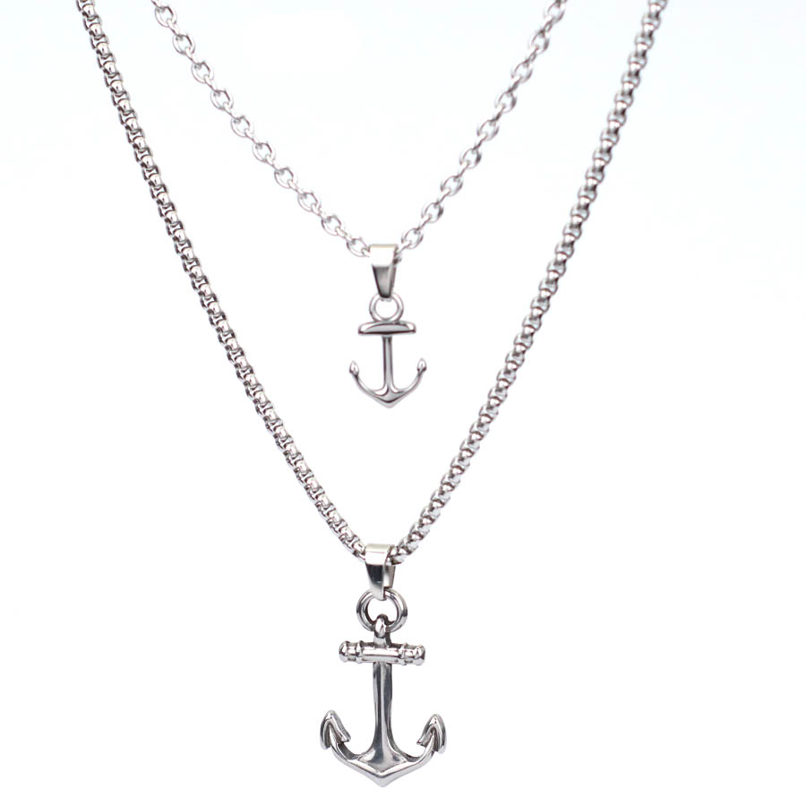 Hiphop Anchor Necklace For Men - Battle Rope Anchor recension och pris