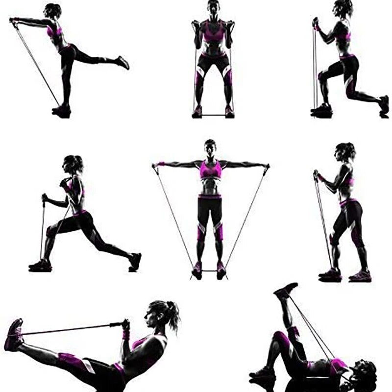 Resistance Bands With Handles, - Crossfit Accessories recension och pris