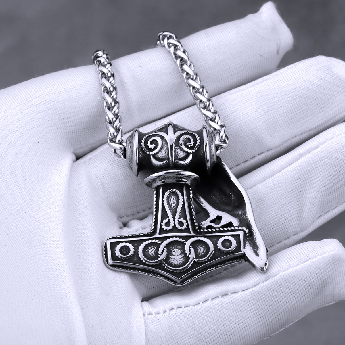 Nordic Odin Raven Thor Hammer  - Battle Rope Anchor recension och pris