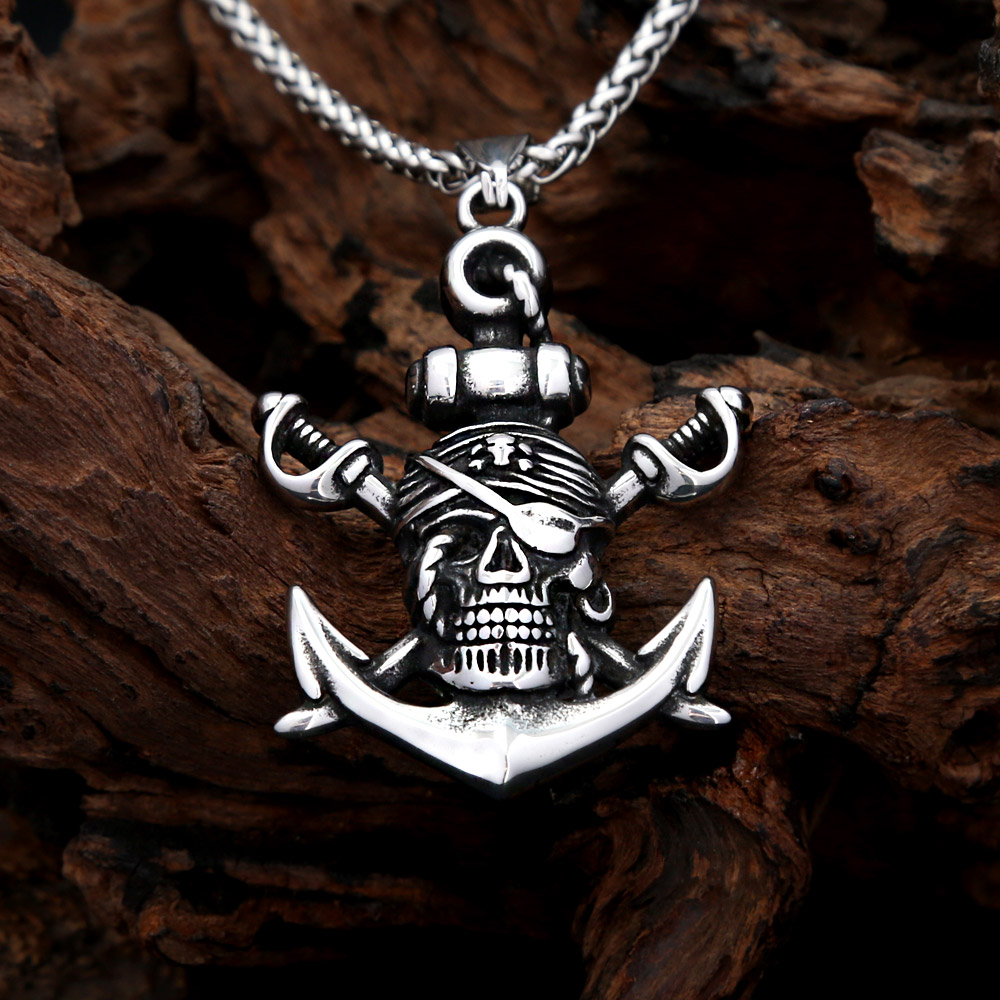 Gothic Pirate Anchor Skull Sta - Battle Rope Anchor recension och pris