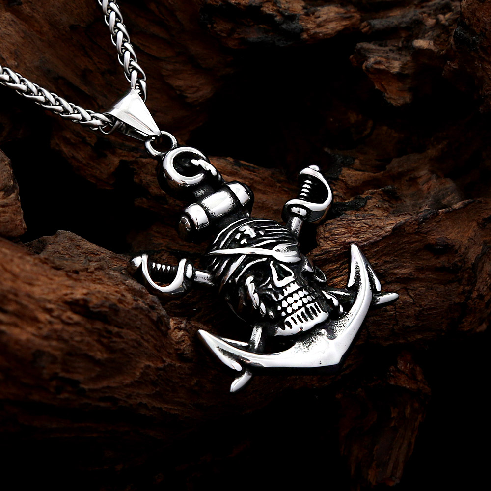 Gothic Pirate Anchor Skull Sta - Battle Rope Anchor recension och pris