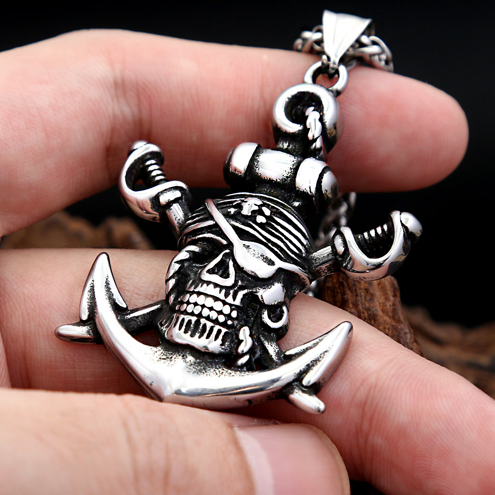 Gothic Pirate Anchor Skull Sta - Battle Rope Anchor recension och pris